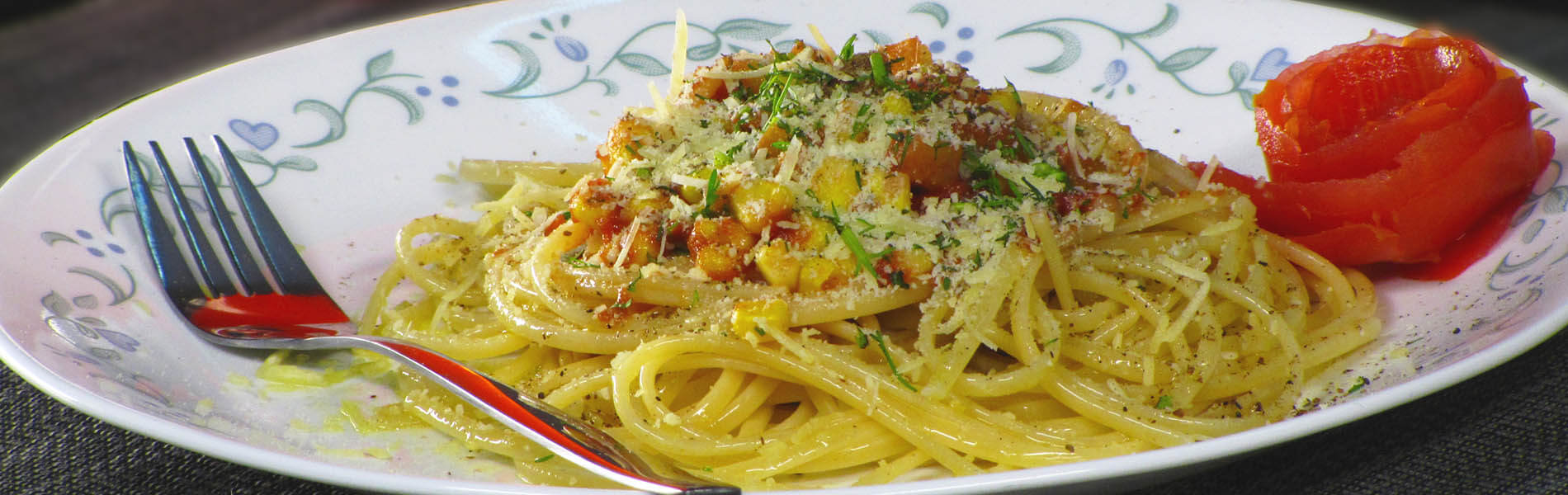 Spaghetti Integral Doria con Maíz y Cilantro