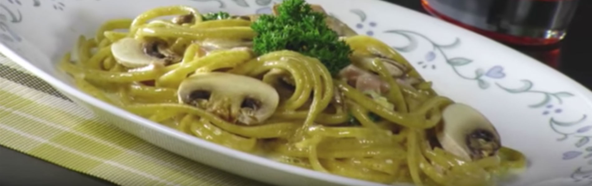 Spaghetti Integral Doria con Champiñones