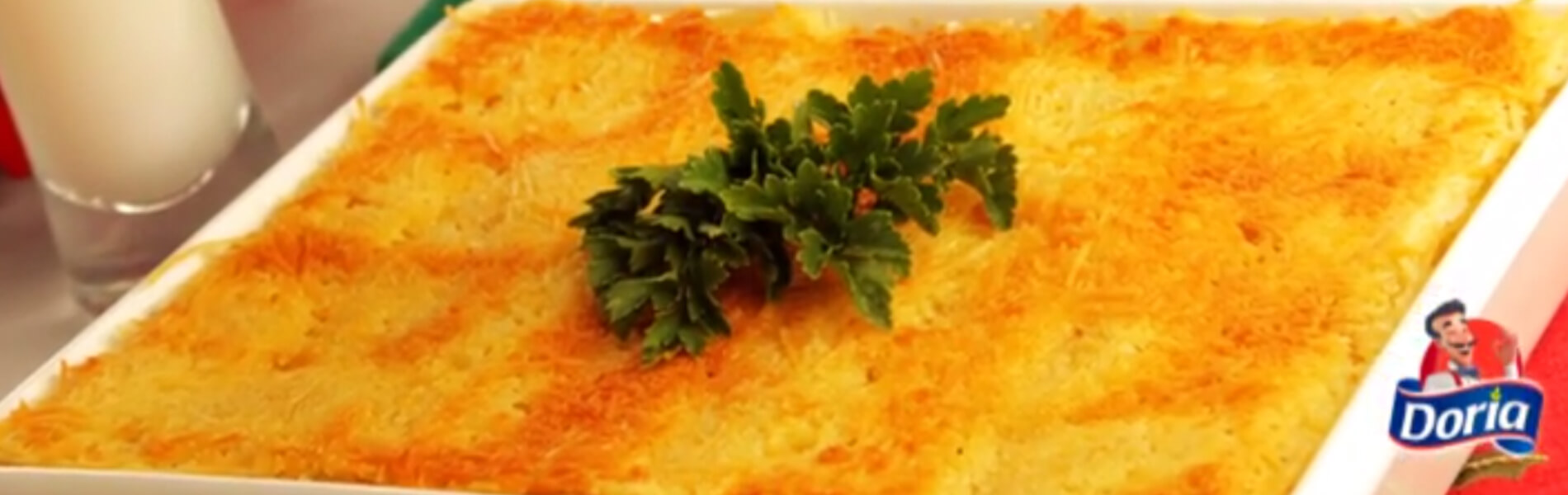 Lasagna Doria con atún y verduras